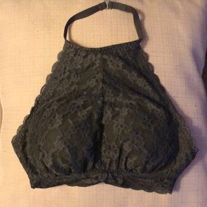 Gilly Hicks XS lace grey bralette